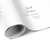 Sweet sixteen birthday brunch 16th birthday name d ラッピングペーパー (ロールコーナー)