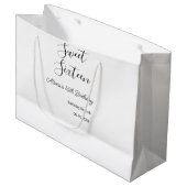 Sweet sixteen birthday brunch 16th birthday name d ラージペーパーバッグ (正面アングル)