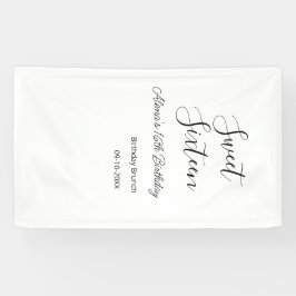 Sweet sixteen birthday brunch 16th birthday name d 横断幕