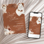 Sweet Sixteen Birthday Invitation 16TH Birthday 招待状<br><div class="desc">テラコッタボホ誕生日招待状は、あなたの誕生日をゲストに発表するための完璧な方法である。それぞれの誕生日の招待は、複雑なフローラデザインとテラコッタ、ベージュ、トーンなどのニュートラルカラーの美しいタイポグラフィを自然備えている。カード高品質ストックに印刷され、必ずあなたのゲストを感動させ、あなたの特別な日のトーンを設定する。Terracotta誕生日招待状はデジタルダウンロードとしても利用可能なので、電子メールやメッセージアプリを介して送信できる。誕生日コレクションは、水の色の花模様、パンパ自然ス、トーンを備えたボホデザインで、あなたの特別な日を本当に忘れることができないように必要なものすべてを含む。コレクション： https://www.zazzle.com/collections/boho_pampas_birthday_collection-119609735098277083?rf=238902700998779330</div>