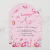 Sweet Sixteen Birthday Party Invitation 招待状 (正面/裏面)