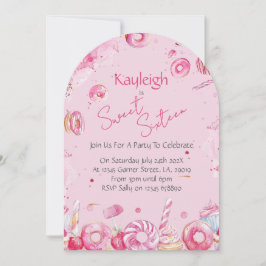 Sweet Sixteen Birthday Party Invitation 招待状