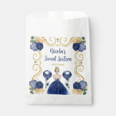 Sweet Sixteen Blonde Princess in Navy Blue フェイバーバッグ (正面)