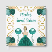 Sweet Sixteen Blonde Princess in Teal ゲストブック (正面)