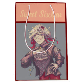 Sweet sixteen, Citrine anime ミディアムペーパーバッグ