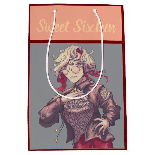 Sweet sixteen, Citrine anime ミディアムペーパーバッグ (正面)