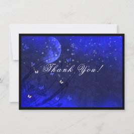 Sweet Sixteen  Enchanted Evening Purple Blue   サンキューカード