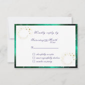 Sweet Sixteen Evening Under the Stars Space Nebula 出欠カード (裏面)