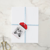 Sweet Sixteen Lineart ギフトタグ (より糸付き)