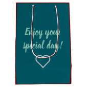 Sweet sixteen VTuber, anime  ミディアムペーパーバッグ (裏面)