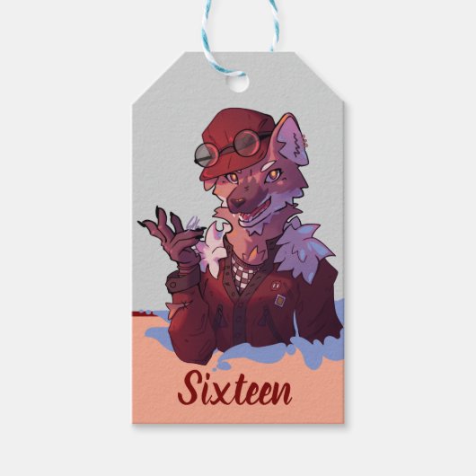 Sweet sixteen, wolf, anime ギフトタグ (正面)