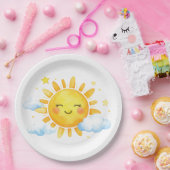 Sweet Sky Baby Shower ペーパープレート (パーティー)