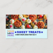 Sweet Slogan with Bakery Logo (Pastry Chef) Baking 名刺 (正面)