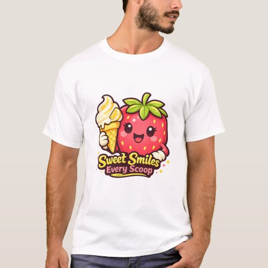 Sweet Smiles Every Scoop Tシャツ (正面)