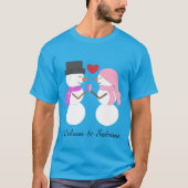 Sweet Snowpeople Tシャツ (正面)