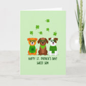 Sweet Son Happy St Patricks Day Card カード (正面)