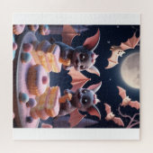 Sweet & Spooky Bat Bakery Art  ジグソーパズル (横)