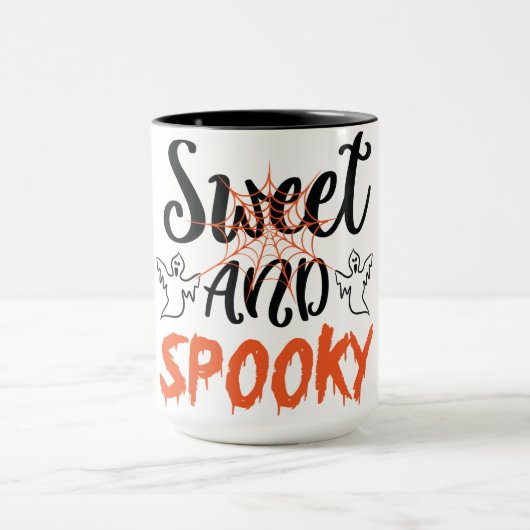 Sweet Spooky Ghosts Halloween  マグカップ (中央)