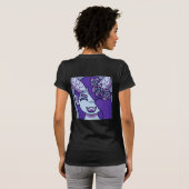 Sweet Spooky Girl Halloween pixel Art Tシャツ (裏面フル)