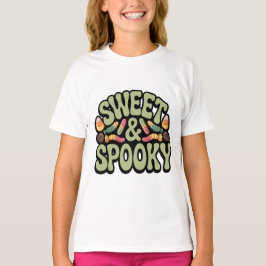 Sweet Spooky Kids Halloween Candy Shirt Tシャツ