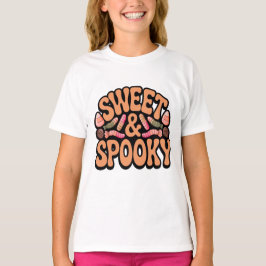 Sweet Spooky Kids Halloween Candy Shirt Tシャツ