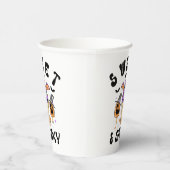 Sweet & Spooky Retro Halloween Ice Cream Cones 紙コップ (右)