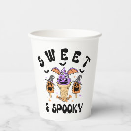 Sweet & Spooky Retro Halloween Ice Cream Cones 紙コップ