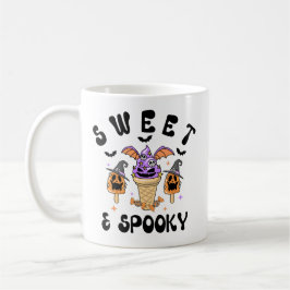 Sweet & Spooky Retro Monster Ice Cream Halloween  コーヒーマグカップ