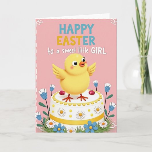 Sweet Spring Avian Celebration Card カード (正面)
