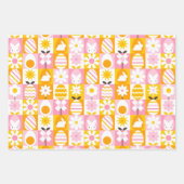 Sweet Spring Easter Patchwork  ラッピングペーパーシート (正面)
