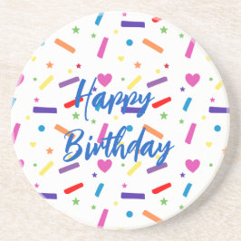 Sweet Sprinkle Birthday Party Theme コースター