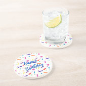 Sweet Sprinkle Birthday Party Theme コースター (側面)