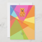 Sweet Start, Silly Heart Candy Bears Birthday 招待状 (裏面)