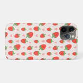 Sweet Strawberries & Hearts  Case-Mate iPhoneケース (裏面(横))