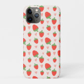 Sweet Strawberries & Hearts  Case-Mate iPhoneケース (裏)