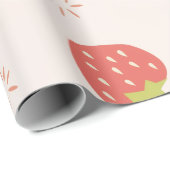 Sweet Strawberries Pattern ラッピングペーパー (ロールコーナー)