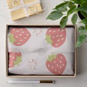 Sweet Strawberries Pattern Tissue Paper 薄葉紙 (ギフト)