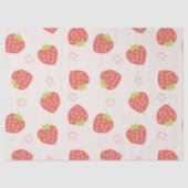 Sweet Strawberries Pattern Tissue Paper 薄葉紙 (正面)