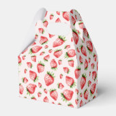 Sweet Strawberry First Birthday Favor Box フェイバーボックス (裏面サイド)