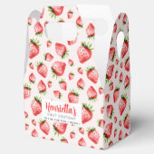 Sweet Strawberry First Birthday Favor Box フェイバーボックス (オープン)