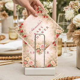 Sweet Strawberry Garden スタンダードカクテルナプキン