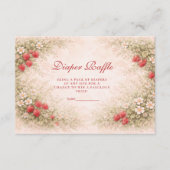 Sweet Strawberry Garden Diapper Raffle エンクロージャーカード (正面)