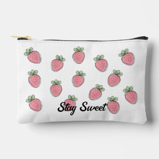 Sweet Strawberry Print アクセサリーポーチ
