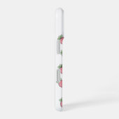 Sweet Strawberry Print iPhone 16ケース (右側面)