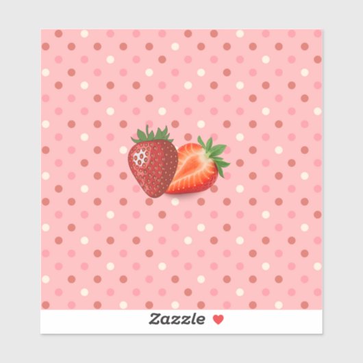 Sweet Strawberry Sticker  シール (シート)