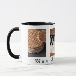 Sweet Stroopwafel Piano Mug – お土産 マグカップ