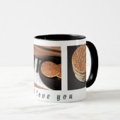 Sweet Stroopwafel Piano Mug – お土産 マグカップ (正面右)