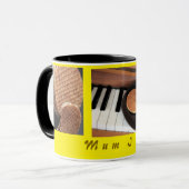 Sweet Stroopwafel Piano Mug – お土産 マグカップ (正面左)