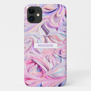 Sweet Summer アイスクリーム 名前入り ガーリー iPhone 11 ケース