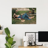 Sweet Summer by John William Waterhouse ポスター (ホームオフィス)